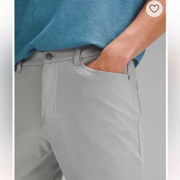 ⚡️MUST GO free ship! Lululemon ABC Slim Fit 5Pocket Pant Warpstreme Gray 30W 30L